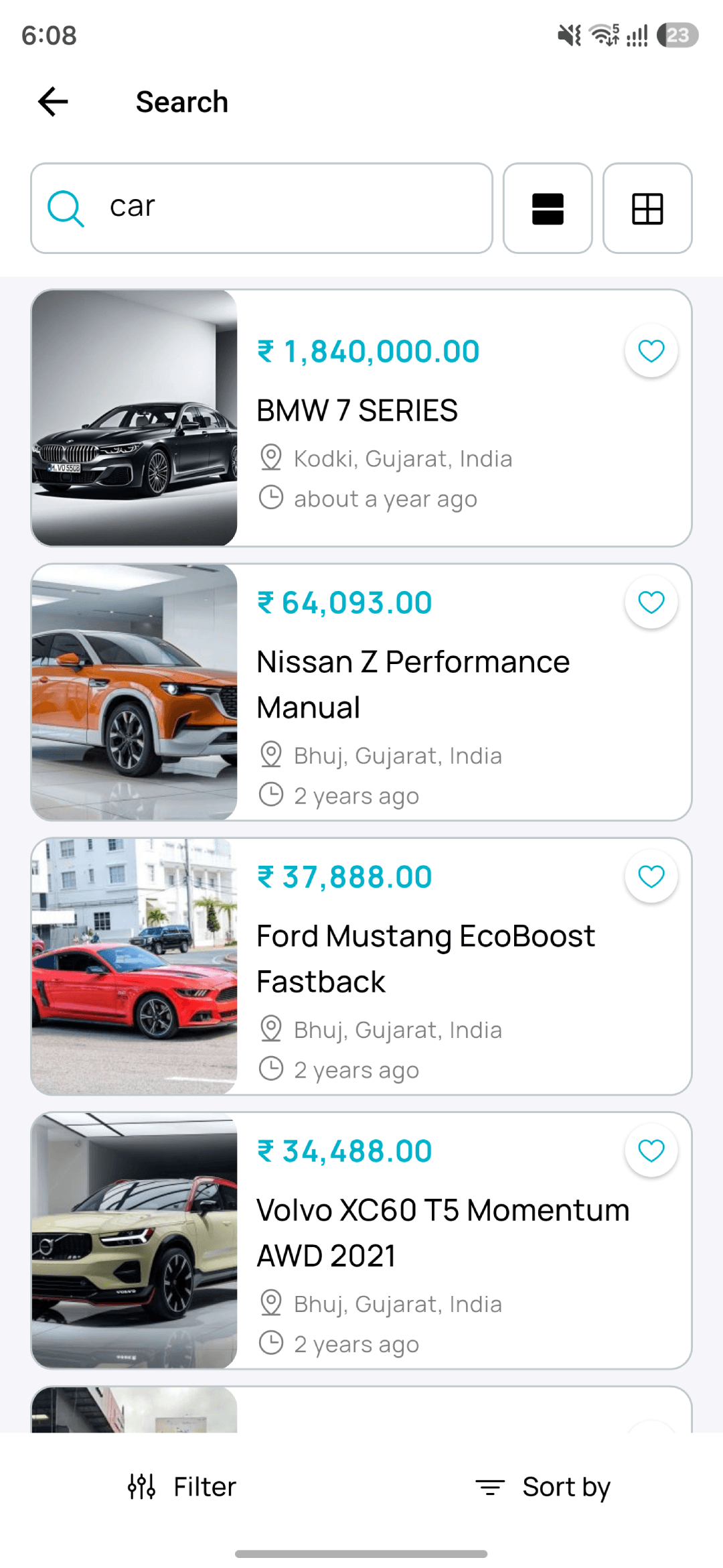 Search & Filters: Filter by price, custom fields and category in one tap.